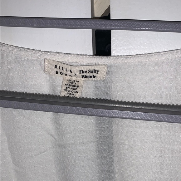 Billabong The Salty Blond White Ruffled Tiered Sundress - Picture 3 of 5